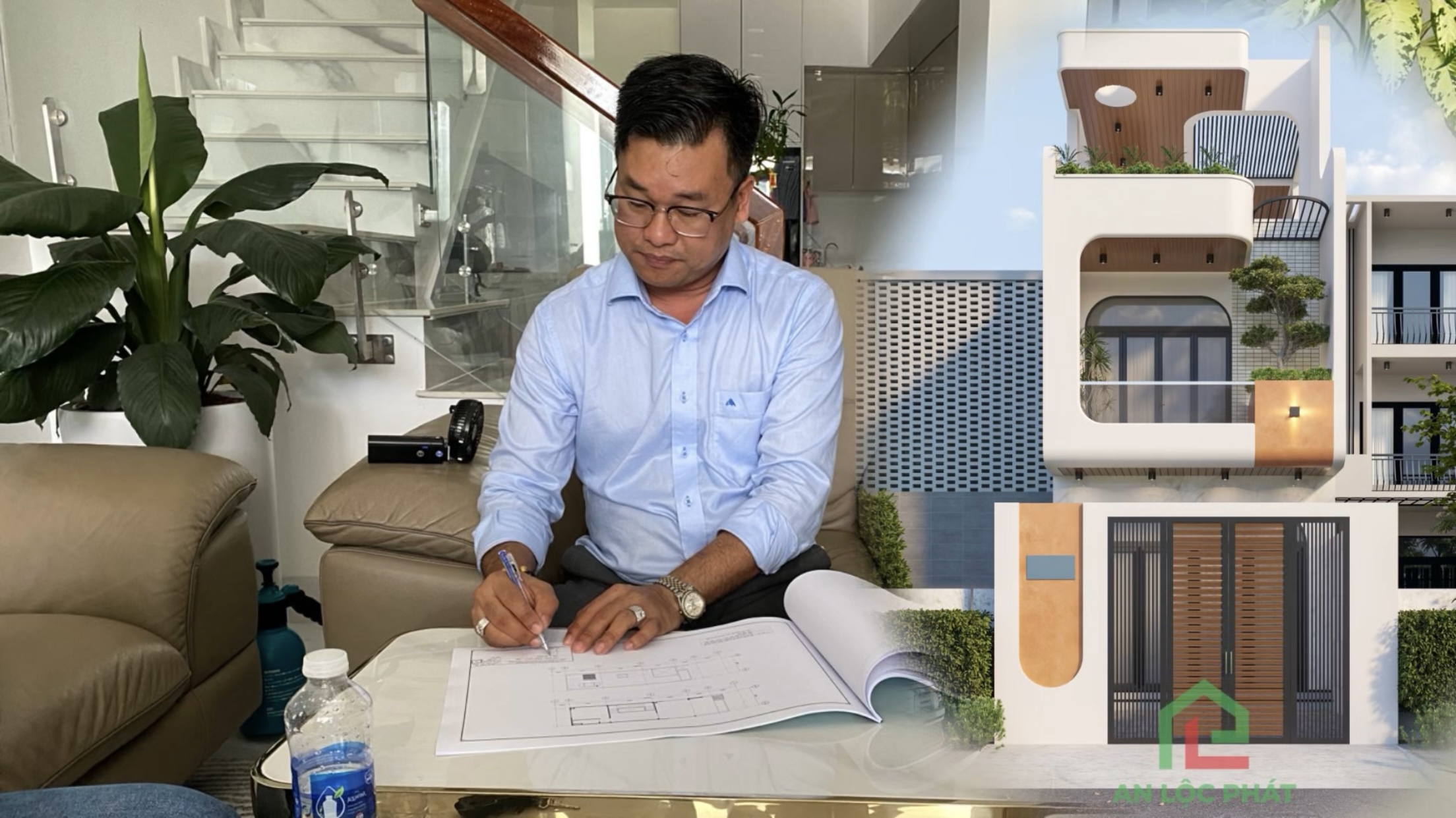 Read more about the article An Lộc Phát – Ký hợp đồng thi công trọn gói công trình nhà phố hiện đại tại TP. Cà Mau