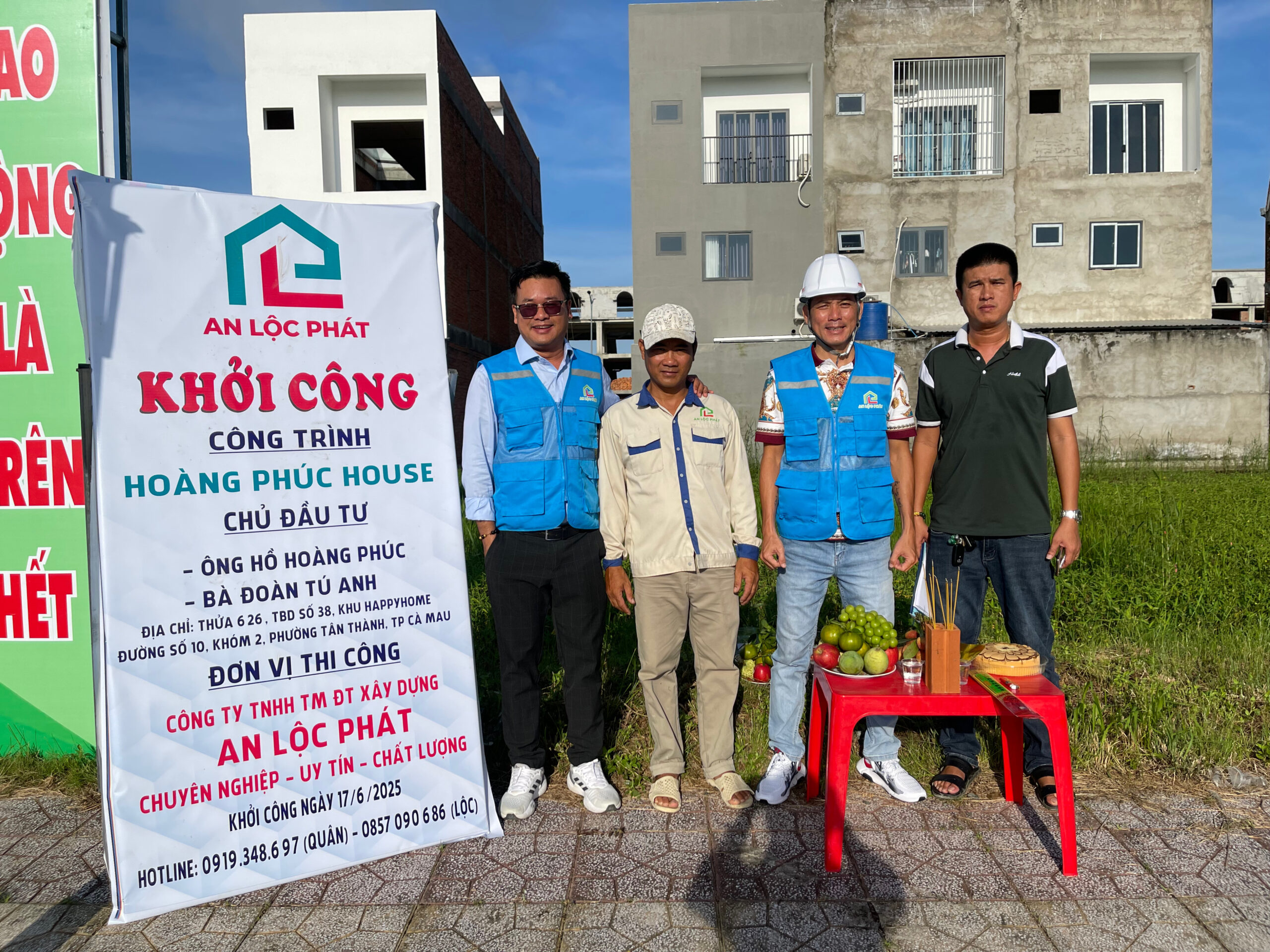 Read more about the article Khởi Công Xây Nhà 1 Trệt 2 Lầu Tại KĐT Happy Home TP Cà Mau