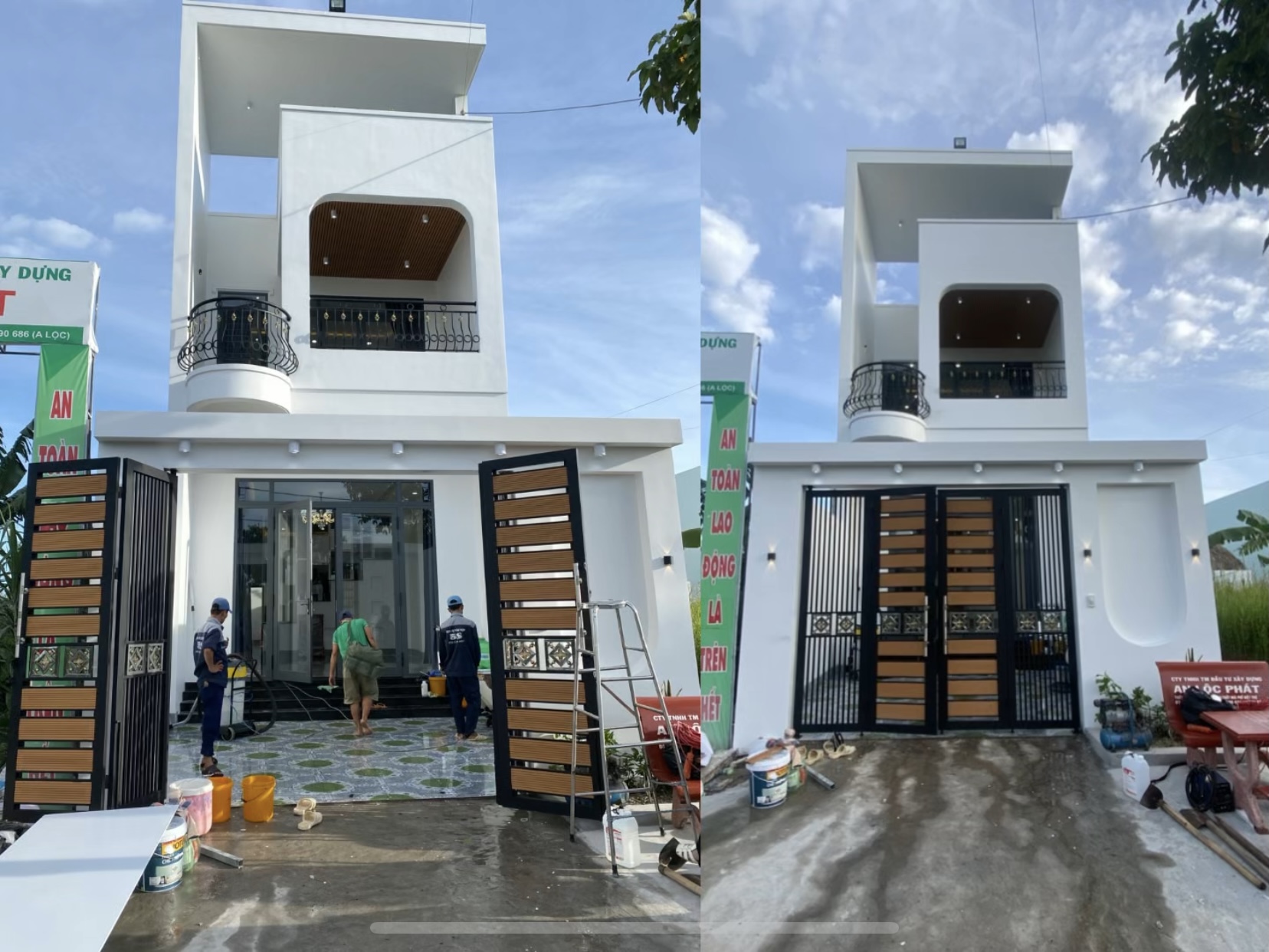 Read more about the article Mẫu nhà 1 trệt 1 lầu mái đổ 5x25m có giếng trời – Thiết kế tối ưu ánh sáng và công năng