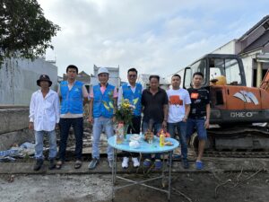 Read more about the article khởi công xây dựng Nhà cho gđ em khách tại Phường 8, TP. Cà Mau